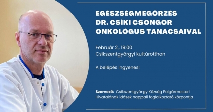 Előadás az egészségmegőrzésről